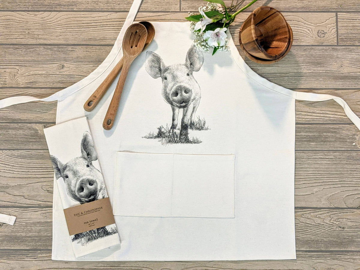 Piglet 3 Tea Towel