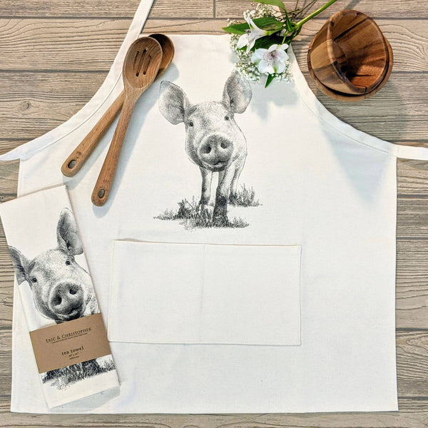 Piglet 3 Tea Towel