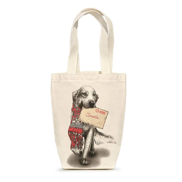 Letter to Santa Golden Retriever Gift Bag