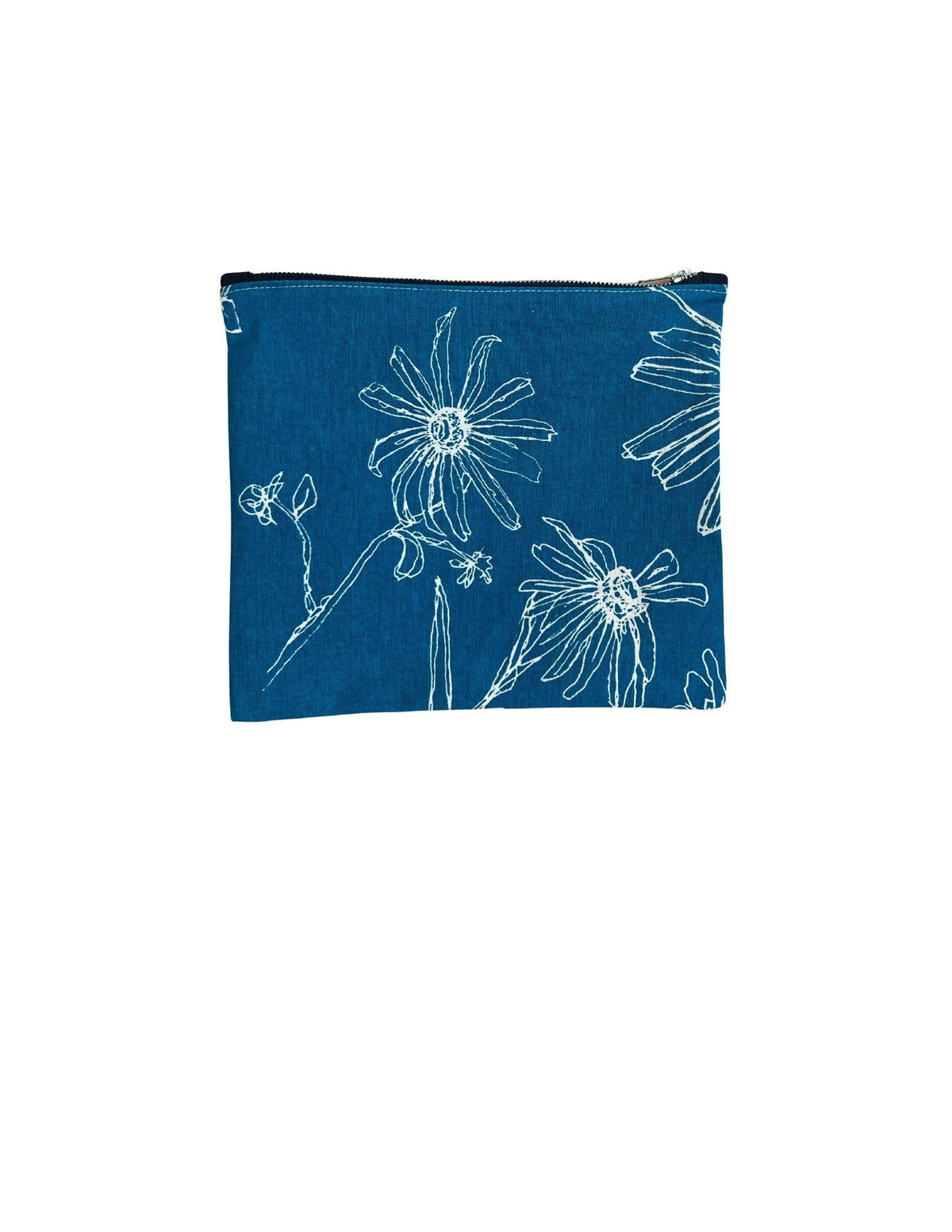 Lagoon Blue Zippered Pouch