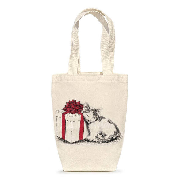 Kitten with Present Gift Bag - "Kiki"