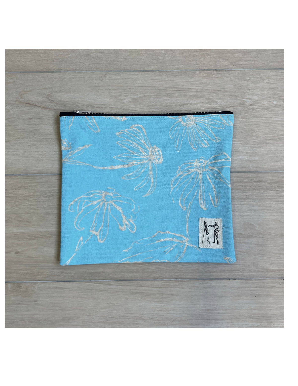 Coastal Blue Zippered Pouch