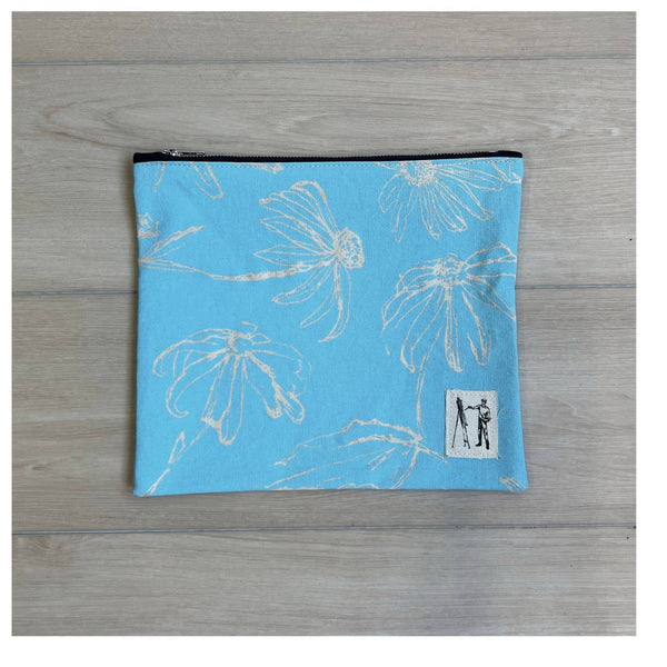 Coastal Blue Zippered Pouch