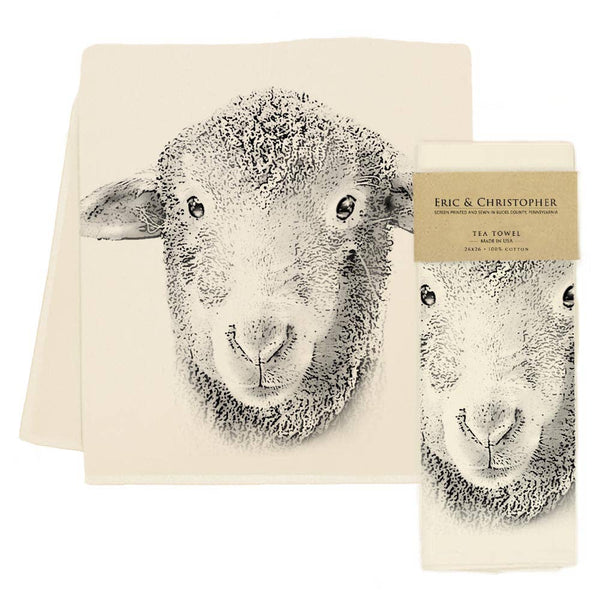 "Purl" Sheep #3 Tea Towel