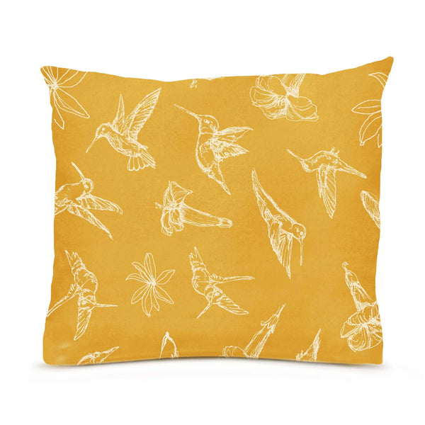 NEW Large Hummingbird Pillow (Sunshine Yellow)