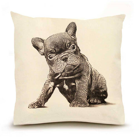 French Bulldog Large Pillow