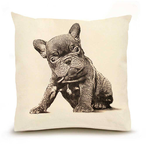 French Bulldog Large Pillow