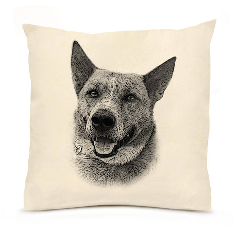 Australian Cattle Dog 20 x 20 Pillow