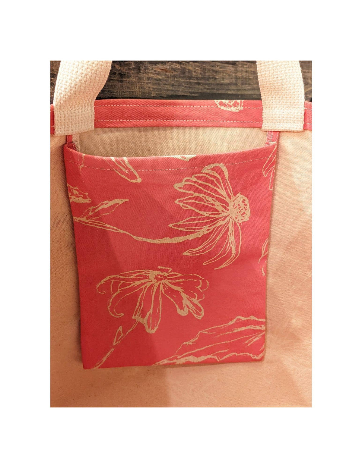 "Coral Pink" Tote Bag