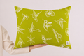 NEW Large Hummingbird Pillow (Key Lime)