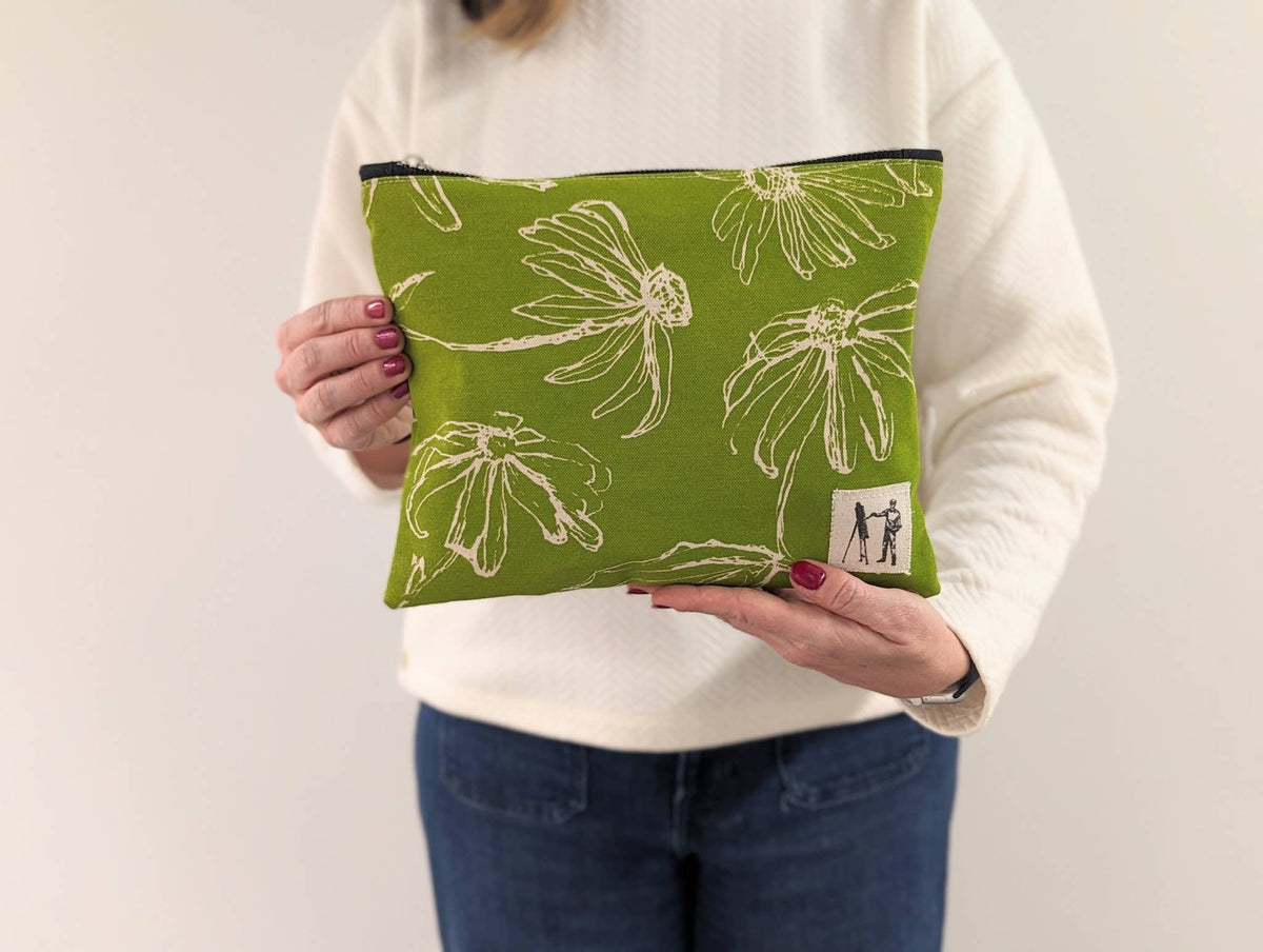 Beautiful Travel Pouch - Key Lime Green