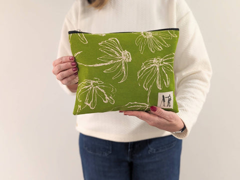 Beautiful Travel Pouch - Key Lime Green