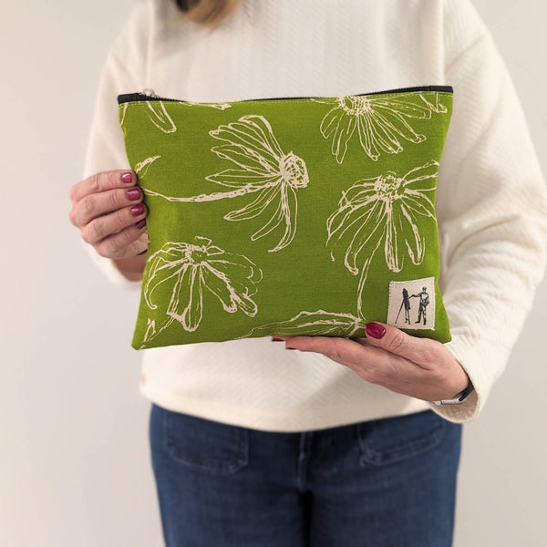 Beautiful Travel Pouch - Key Lime Green