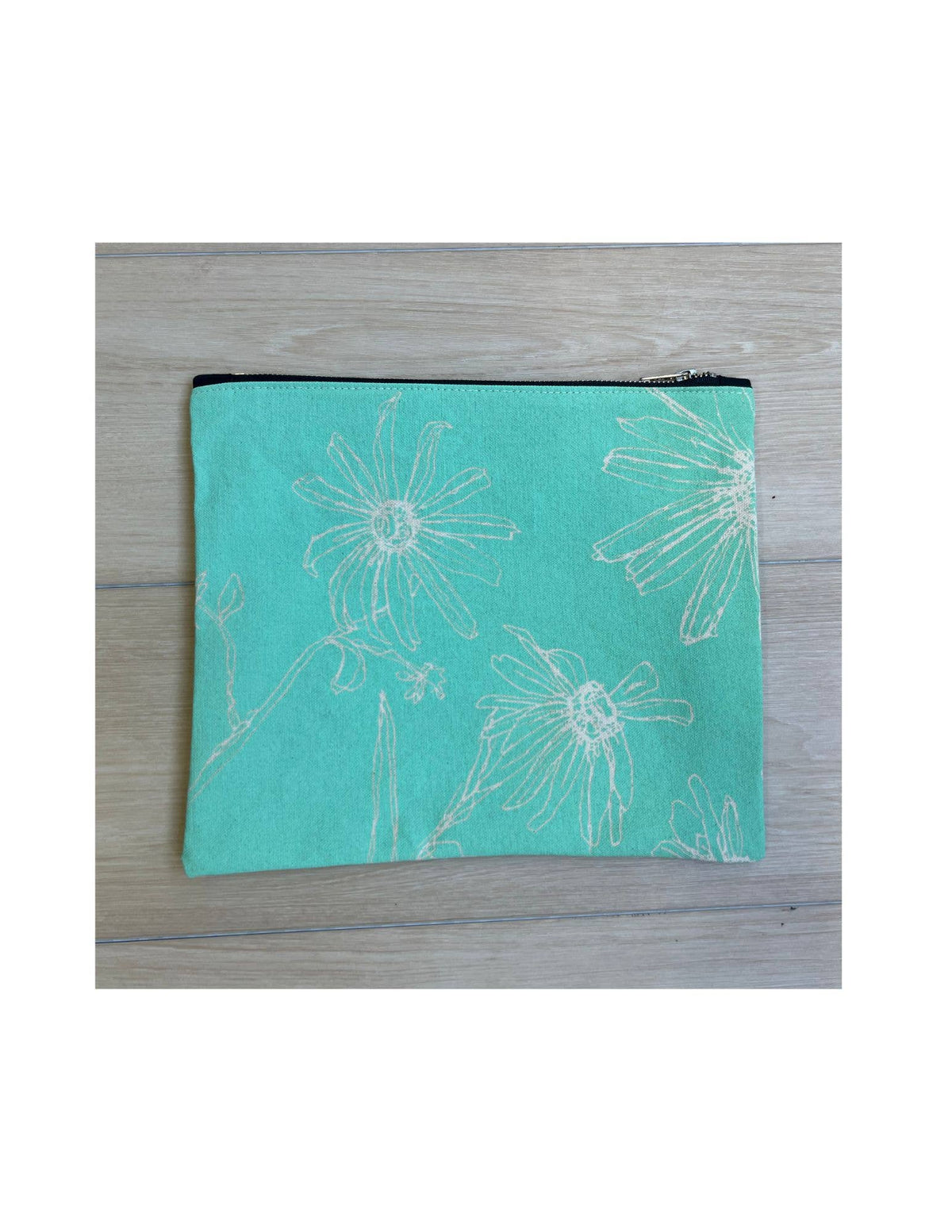 Seafoam Green Zippered Pouch