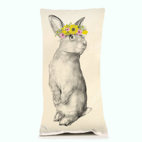 "Peaches" the Easter Bunny Pillow