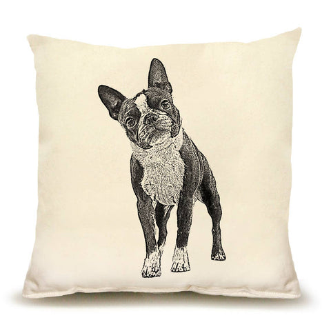 Boston Terrier Medium Pillow