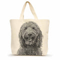 Labradoodle Large Tote