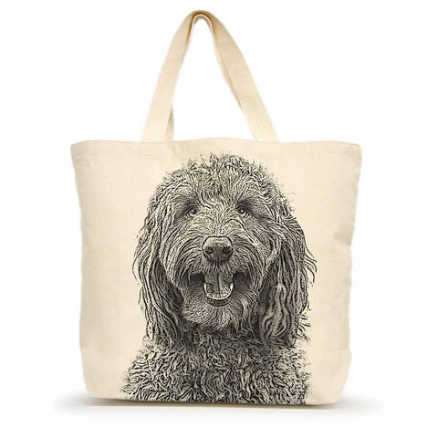 Labradoodle Large Tote