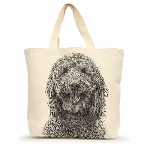 Labradoodle Large Tote