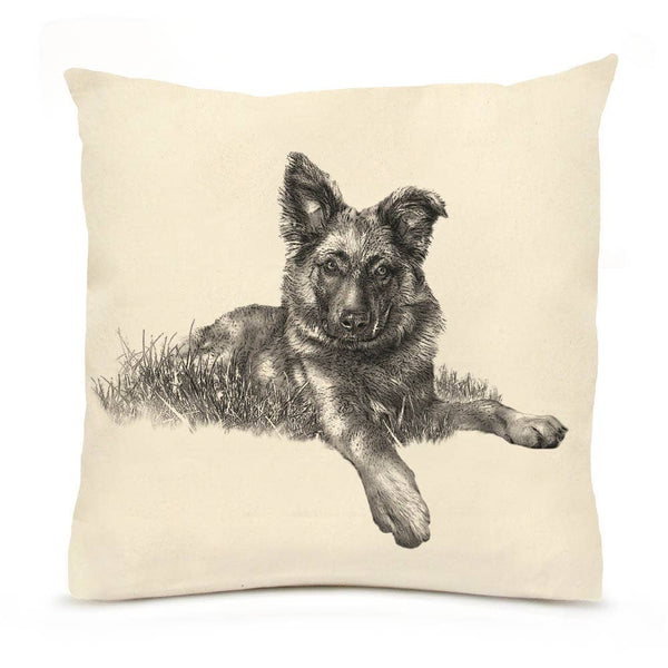 "Kevin" the German Shepherd Puppy Pillow