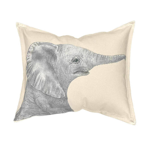 "Newton Chapel" Elephant 20 x 16 Pillow
