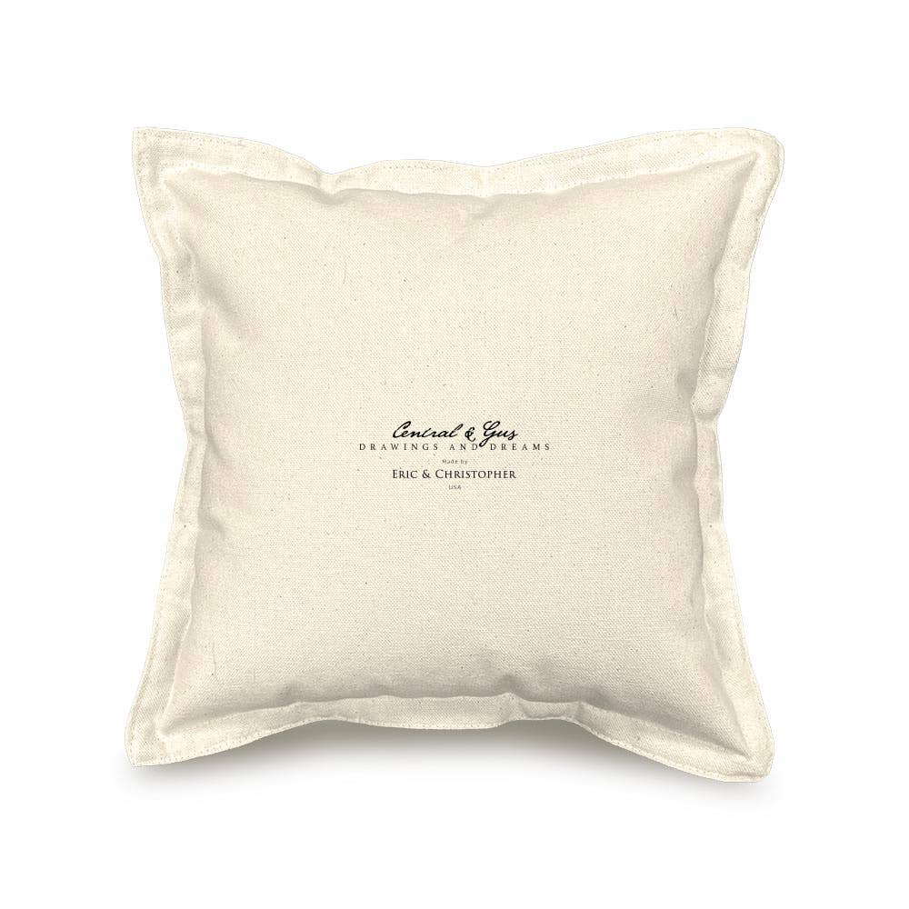 "Tuck Sawgrass" Nine Band Armadillo 14 x 14 Pillow
