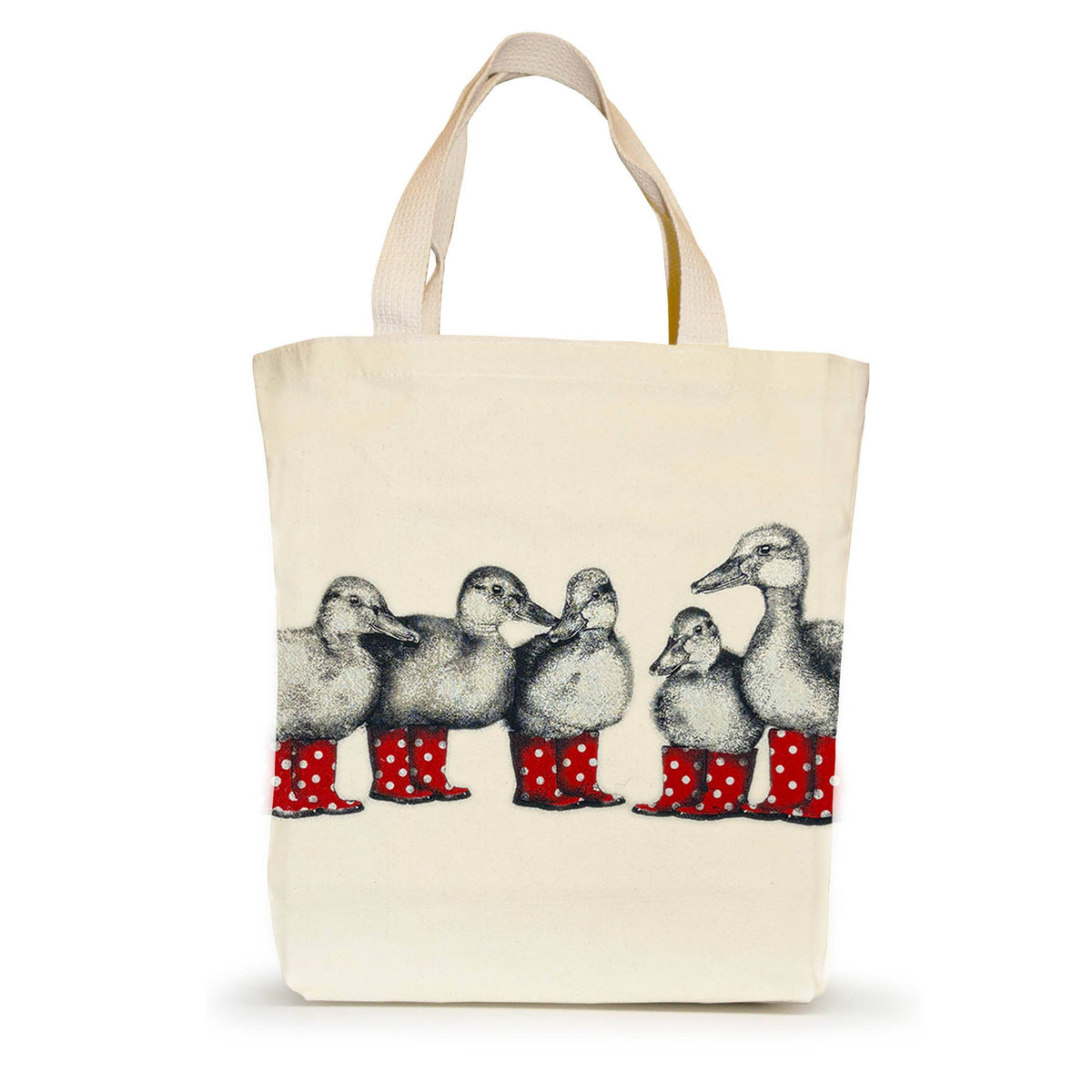 Duck with Red Boots Small Tote
