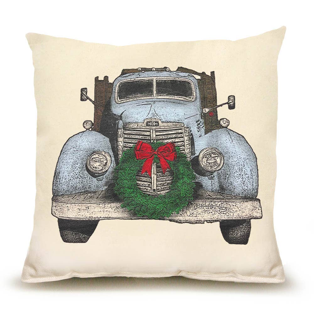 Vintage Farm Truck Medium Pillow