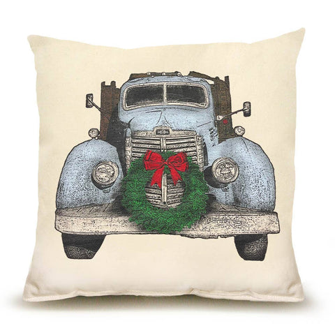 Vintage Farm Truck Medium Pillow