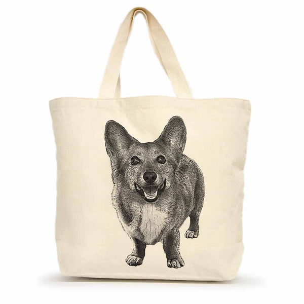 Corgi Large Tote