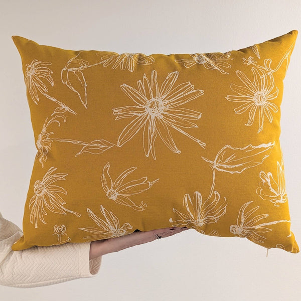Large Spring Pillow - Sunshine Yellow