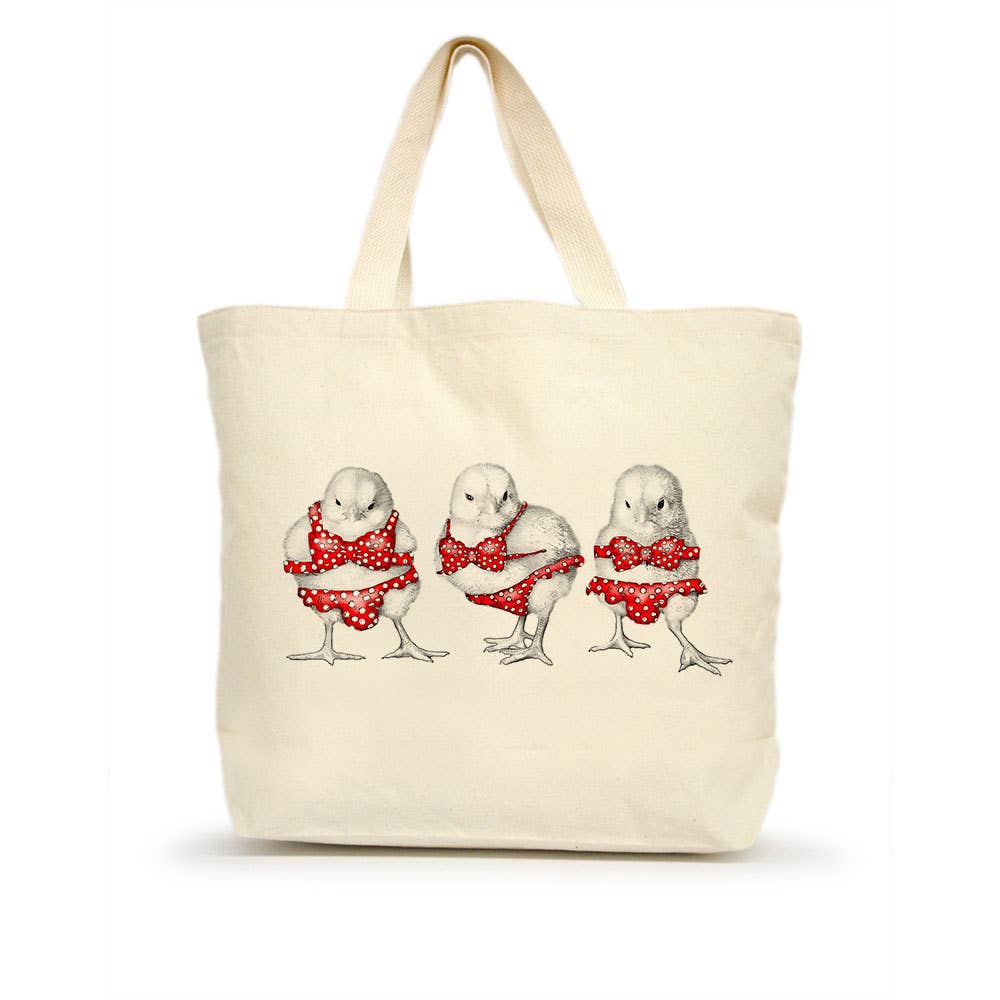 Bikini Chicks Large Tote