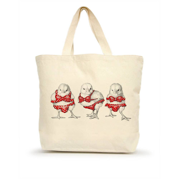 Bikini Chicks Large Tote