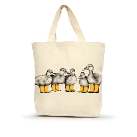 Ducks with Boots Medium Tote