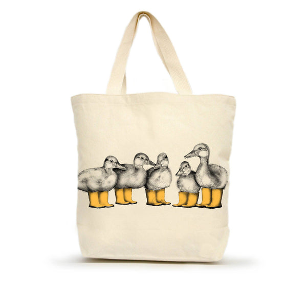 Ducks with Boots Medium Tote
