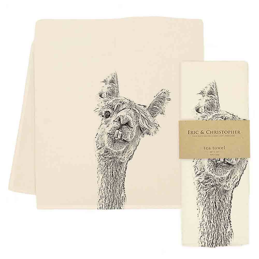 Alpaca Tea Towel