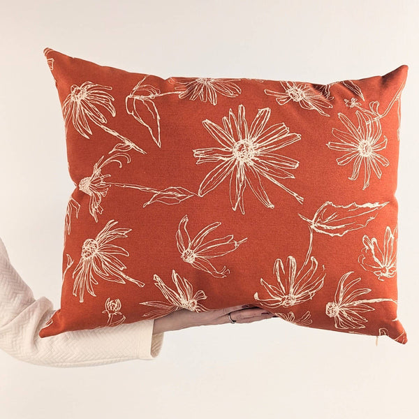Large Spring Pillow - Orange Peel