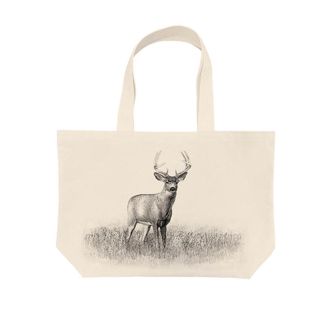 Woodlands Deer in Field Medium Tote