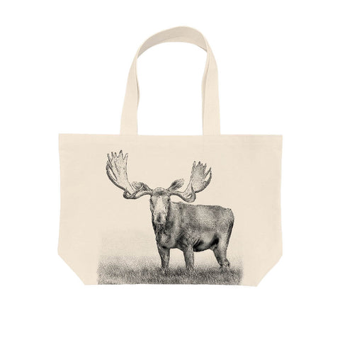 Woodlands Moose in Field Medium Tote