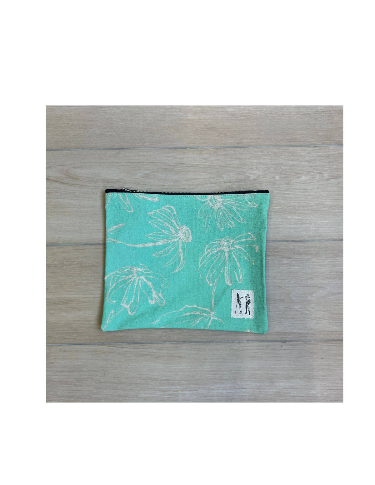 Seafoam Green Zippered Pouch