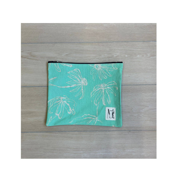 Seafoam Green Zippered Pouch