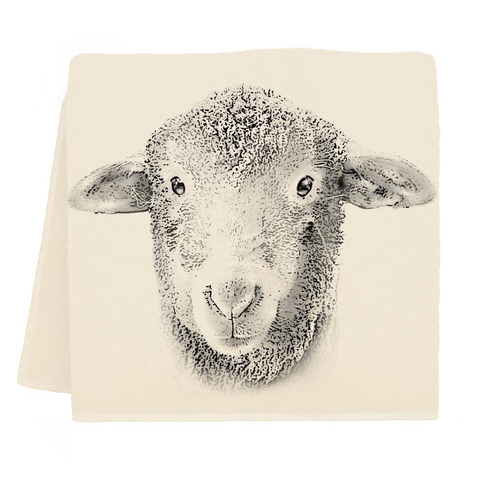 "Purl" Sheep #3 Tea Towel