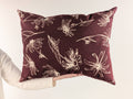 Large Spring Pillow - Burgundy Merlot