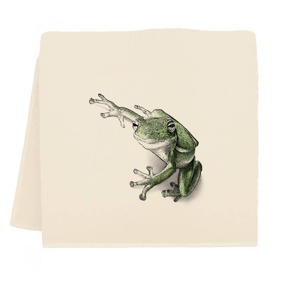 Frog Tea Towel - "Froggie Frank"