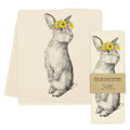 "Peaches" the Easter Bunny Tea Towel