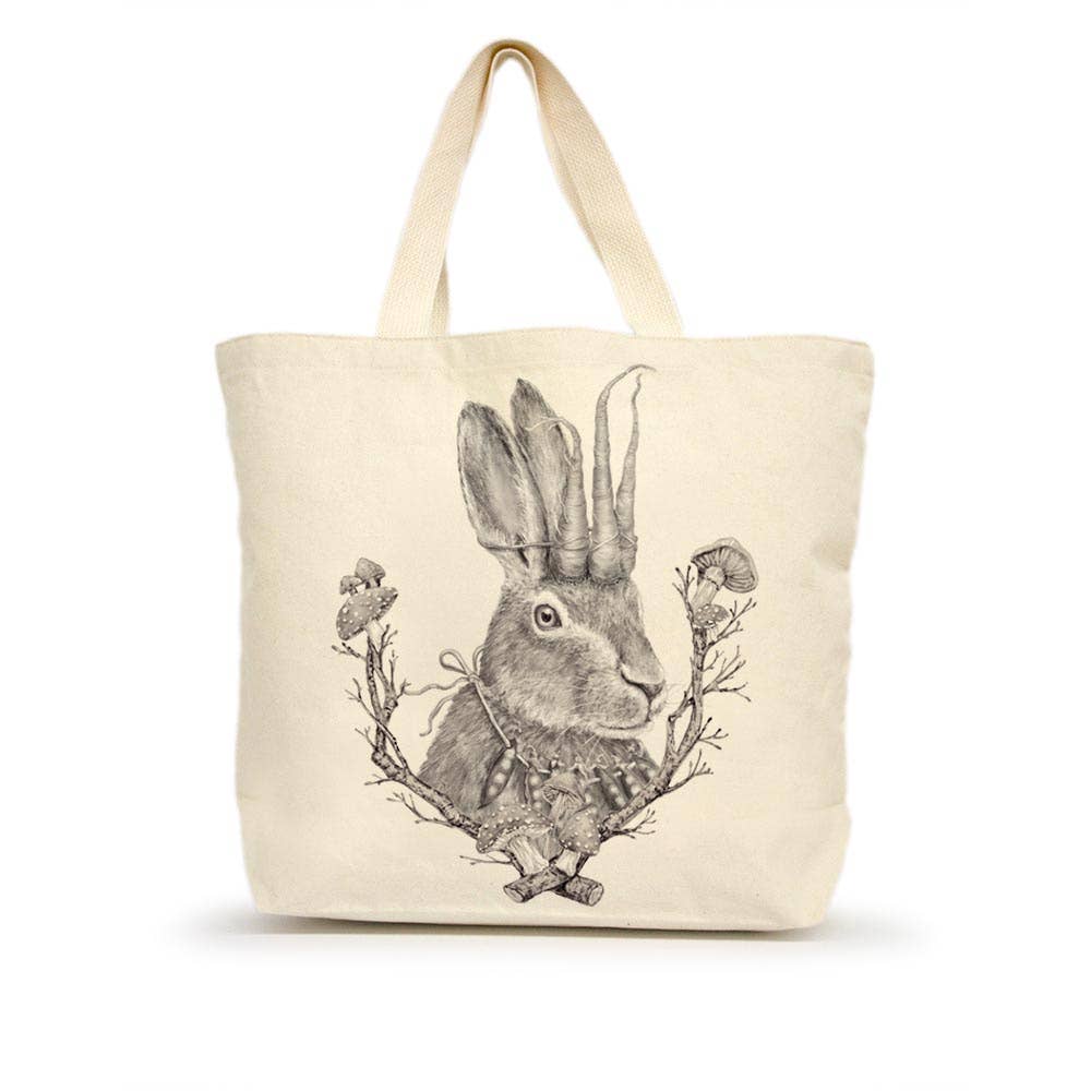 Kingdom of Peas and Carrots Large Tote (Bunny Tote)
