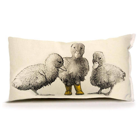 Duck with Boots 1 Small Pillow