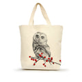 Winter Owl Medium Tote