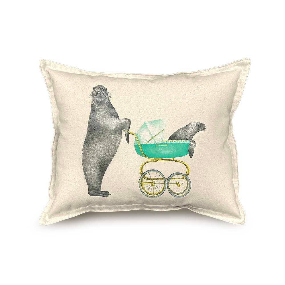 "Easton & Mino" Scarborough Stellar Sea Lion 20 x 16 Pillow