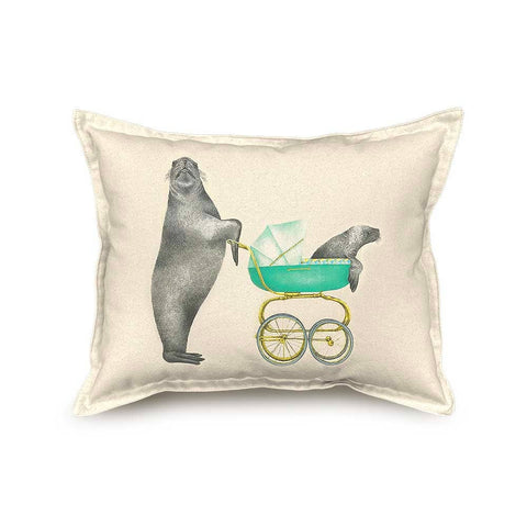 "Easton & Mino" Scarborough Stellar Sea Lion 20 x 16 Pillow